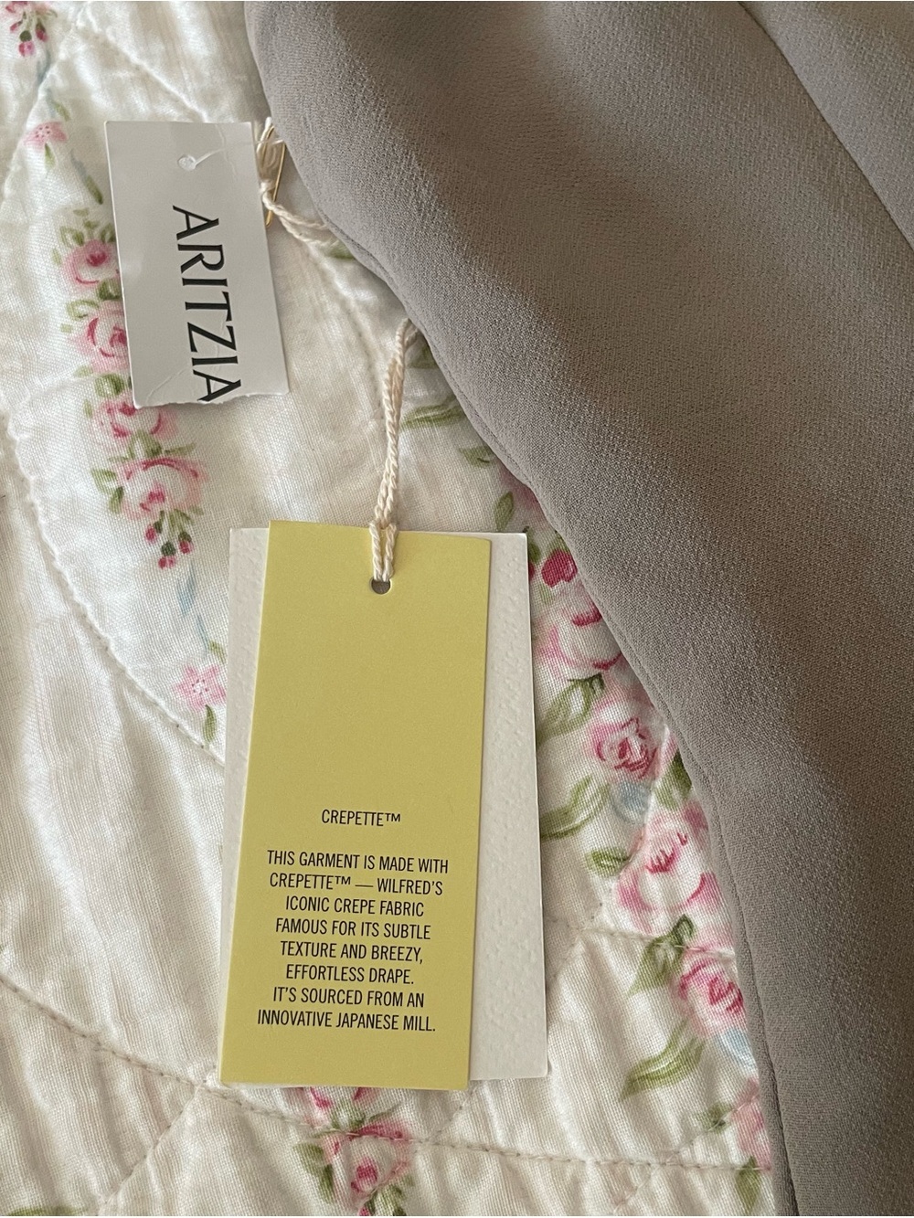 Aritzia posh tube top in the shade Modern Taupe size small - Picture 8 of 8